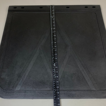 UNITED PACIFIC (2 PACK) Heavy Duty Rubber Mud 24"W x 24"L 3/8"Thick Black 10606B
