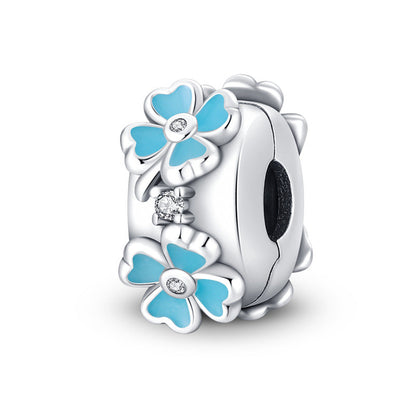 Round Clip-bead DIY Bracelet Accessories, Fashionable Beading Components