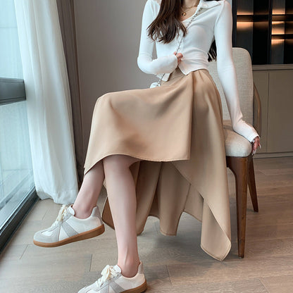 Versatile Casual Asymmetrical Skirt For Women
