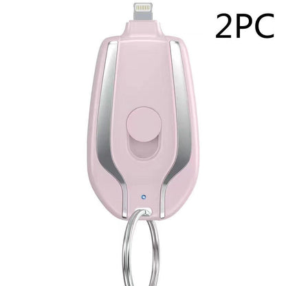 Keyring Wireless Charging Bank 1500mAh Portable Power