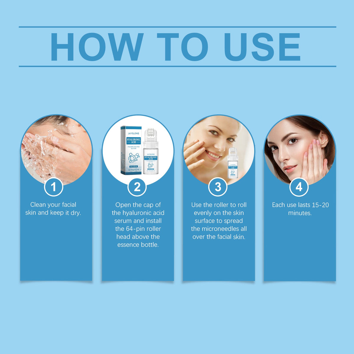 Hyaluronic Acid Stock Solutions, Improve The Skin Pores Hydrating Facial Luster