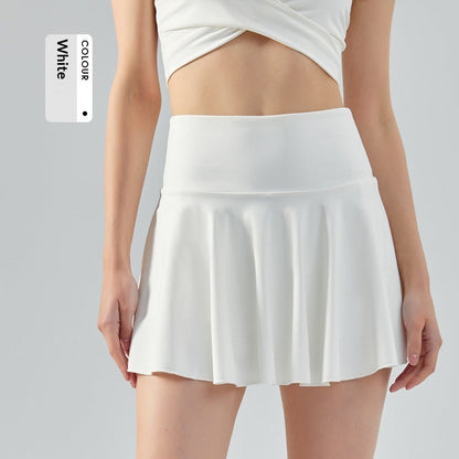 Womens Short Skirt High Waist Tummy-control Anti-exposure