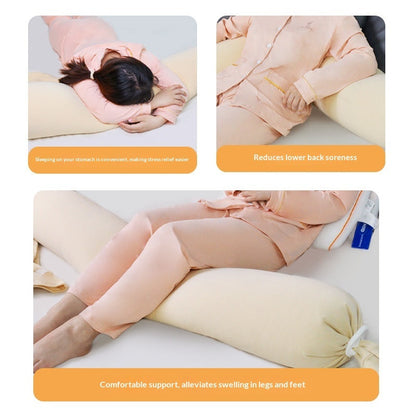 Pregnancy Pillow For Back Support And Side Sleeping With Belly Support