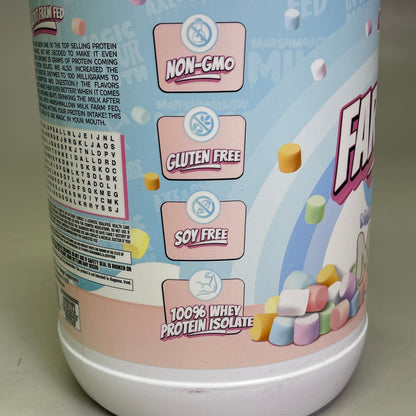 ZA@ AXE & SLEDGE Farm Fed 25G 100%Whey Protein Marshmallow Milk 28 Servings BB 04/26