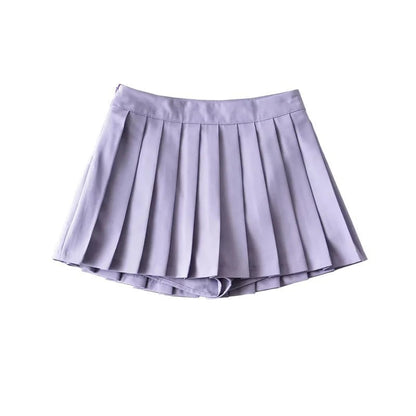 High Waist A-Line Skirt