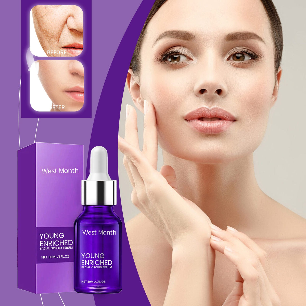 Moisturizing Essence, Moisturizing Facial Skin, Firming, Brightening, Nourishing And Tender Essence