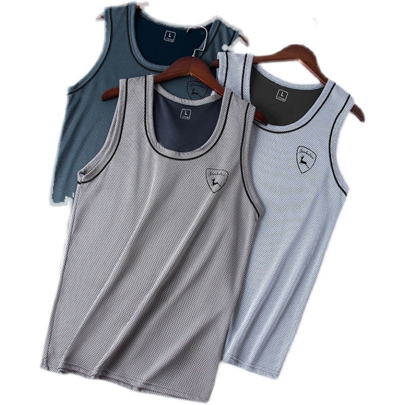Men's Sleeveless Solid Color Tank Top