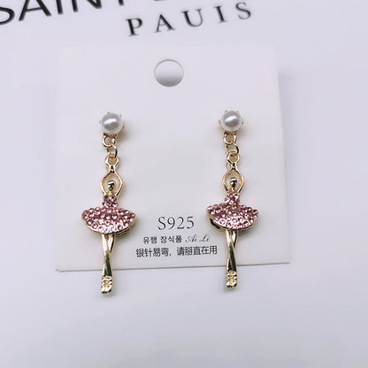 Golden Euro-Korean Pearl Bow Ear Team