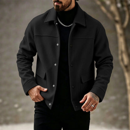 Men's Fashionable Wool Jacket Coat