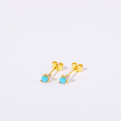 December Birthstone Zircon Earrings