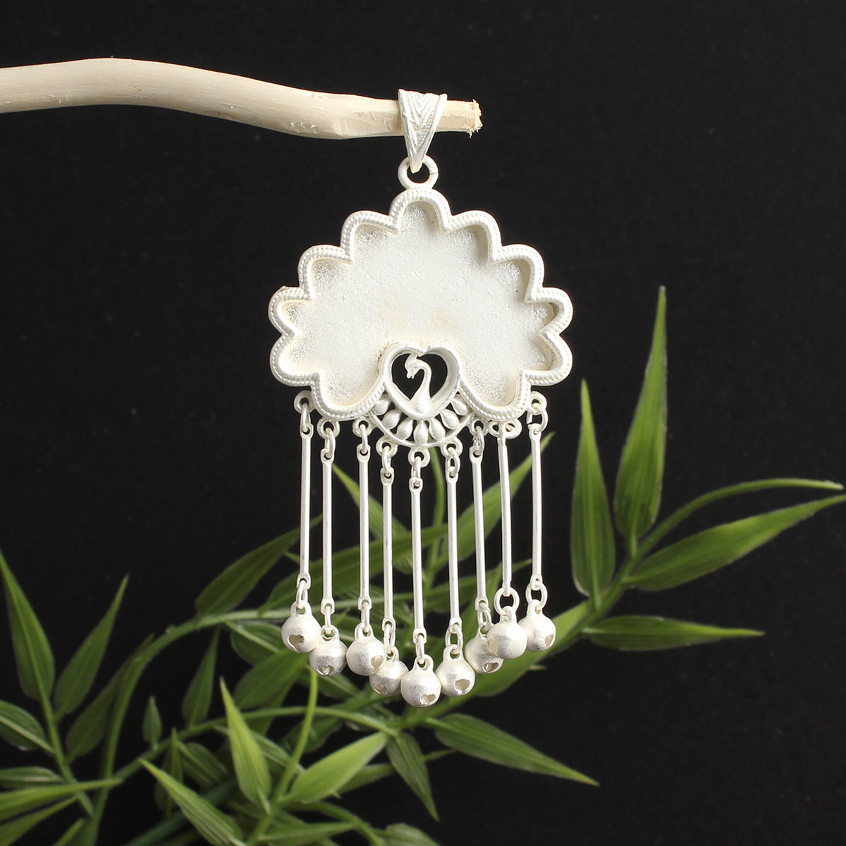 Butterfly Pendant Inlaid With A Bell