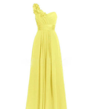 Women's Multi Colored Slanted Neck Sleeveless Strapless Long Dress