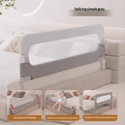 Adjustable Baby Bed Rail Safety Guard Foldable Bedside Barrier