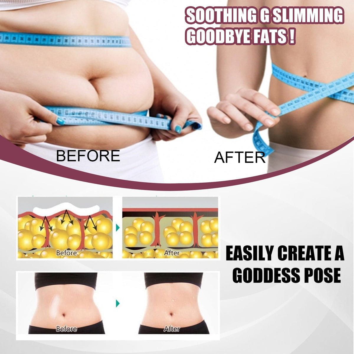 Belly Button Stick Body Skin Massage Firming Skin Thigh Muscle Belly Button Stick