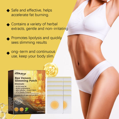 Bee Venom Slimming Patch, Body Shaping Paste Body Shaping Slimming Increase Vitality Reduce Swelling Slimming Body Shaping