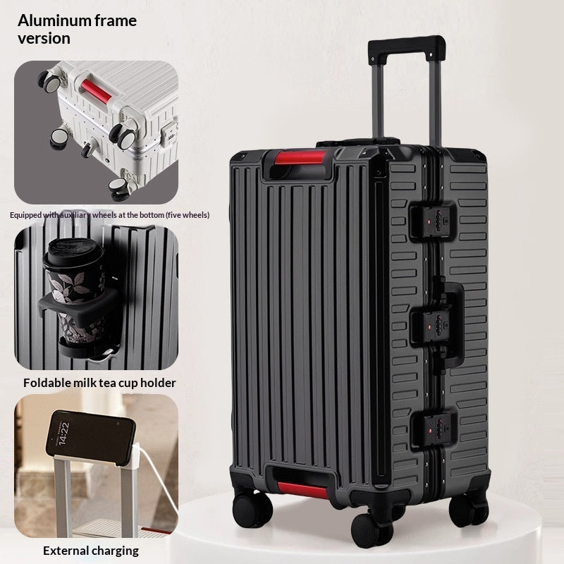 Travel Aluminum-frame Trolley With Combination Lock
