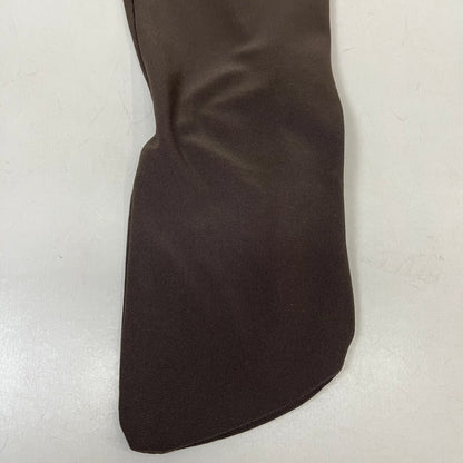 NORMA KAMALI Sleeveless Catsuit w/ Footsie Hidden Zip Women's Sz XXS/32 Chocolate