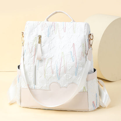 Women's Lightweight And Fashionable Multifunctional Backpack