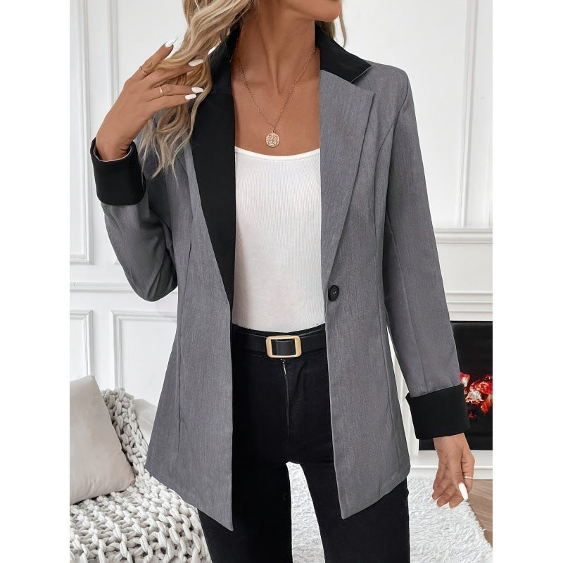Autumn And Winter Elegant Small Suit Coat Top