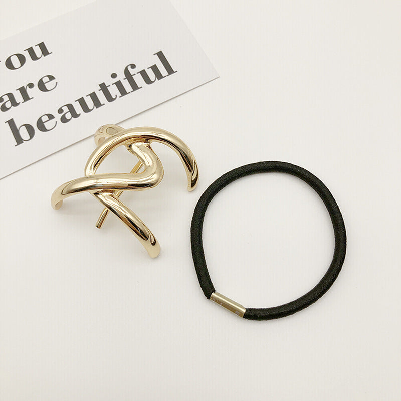 Ponytail Hair Hook Alloy Simple Stylish Hair Accessories