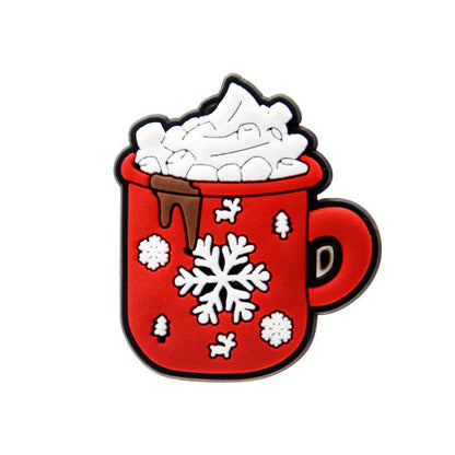 New Christmas Series Hole Shoe Flower Accessories