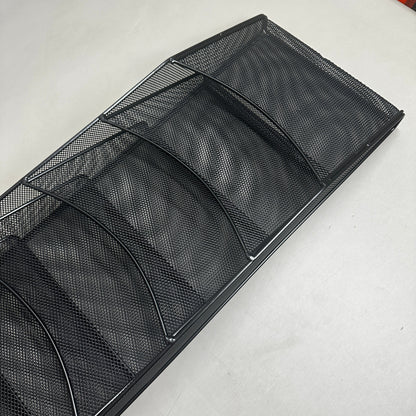 SAFCO 9 Pocket Mesh Literature Magazine Rack Onyx Black