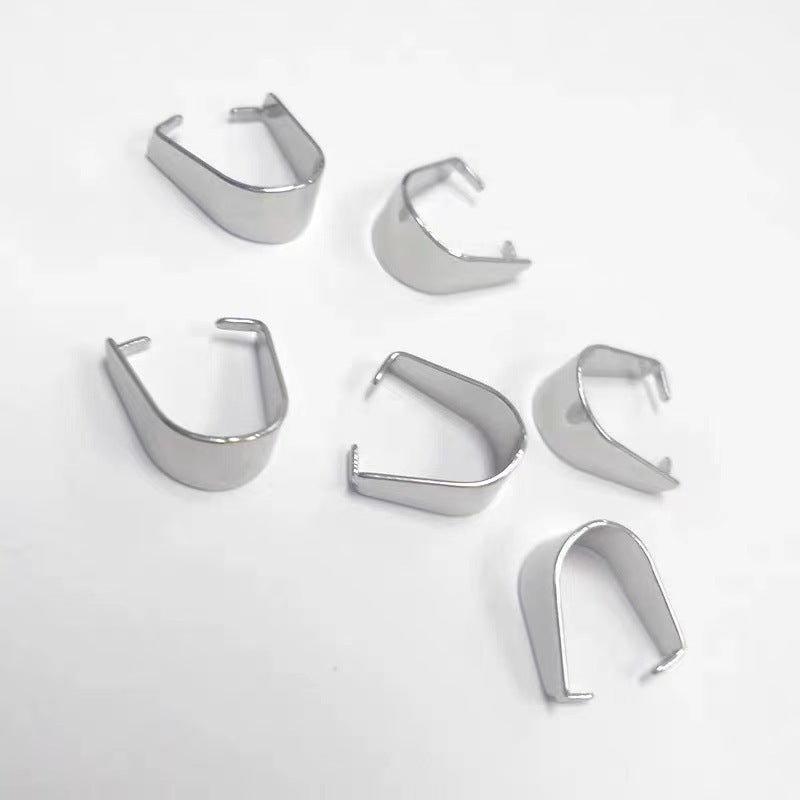 Alloy Oval Buckle Pendant Clip Accessory