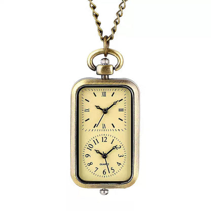 Handwoven Keychain Pocket Watch