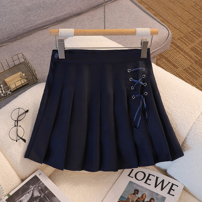 Versatile Strap White Skirt For Women