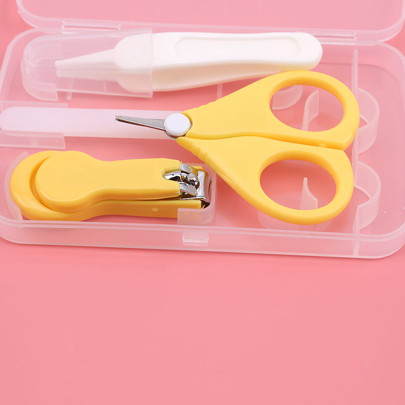 Baby Nail Clipper Four-Piece Set Baby Safety Infant Nail File Combo Set
