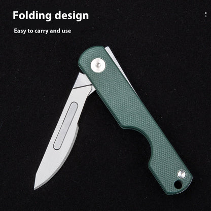 Mini Express Folding Knife Keychain Outdoor Tools