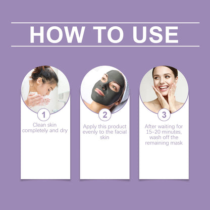 Pore Cleaning Mud Mask Stick, Gentle Clean Delicate Skin Refreshing Moisturizing Mask