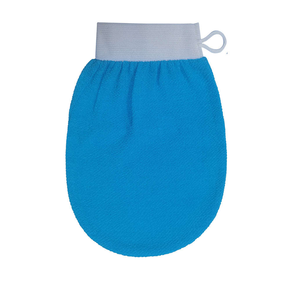 Medium fine sand, viscose fiber, silk like scrub gloves, shower towels, and special scrub mud that does not harm the skin