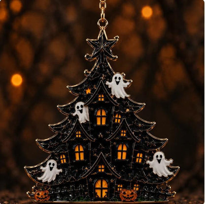 Halloween Christmas Tree Acrylic Decorations