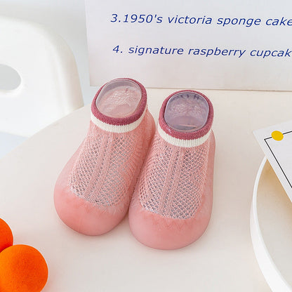 Children's Mesh Anti-mosquito Sock Shoes Baby Summer Baby Non-slip Room Socks