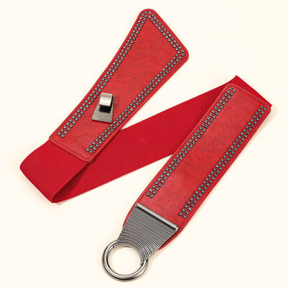 Rivet Belt For Women Fashionable And Versatile Accessory