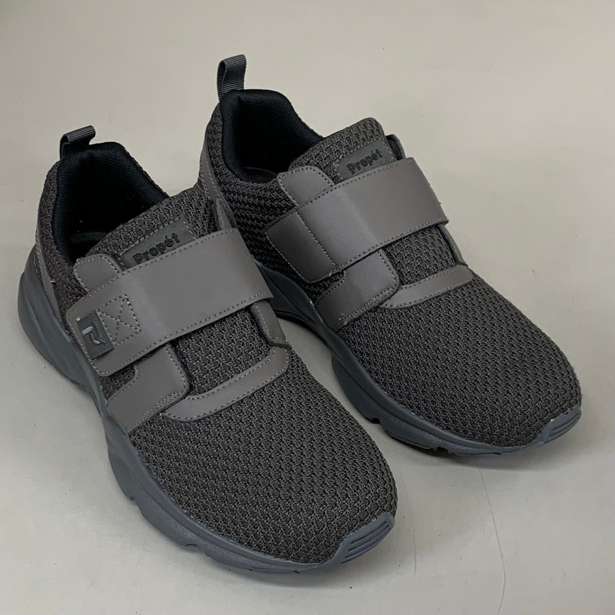 PROPET Stability X Strap Sneaker Shoes Men's SZ 8.5 Stone/Black MAA013MSTNM-08H