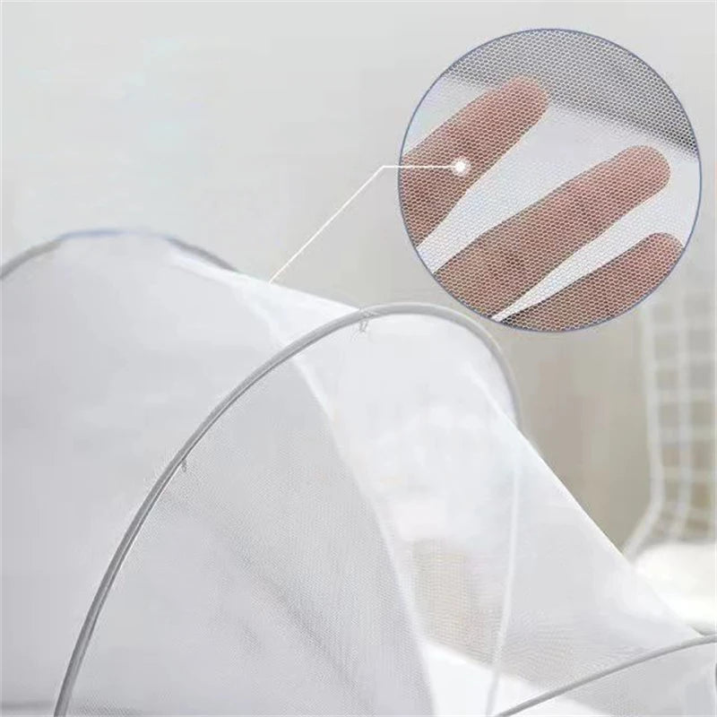 Baby mosquito net cover baby crib Mongolian yurt full face mosquito proof cover children's foldable bottomless mosquito net