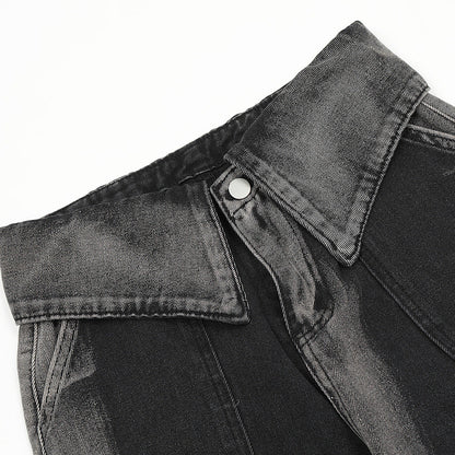 Inkjet Gradient Washed Jeans Men