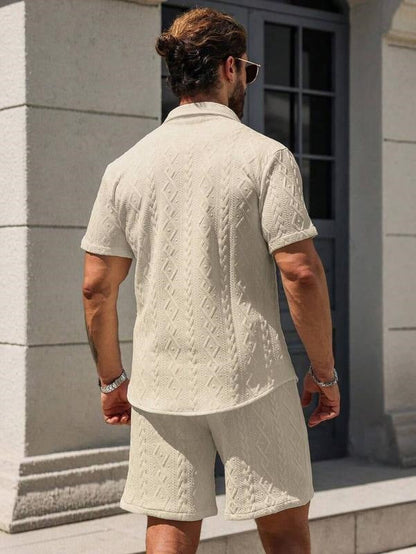 Fashionable Mens Casual Shirt Set