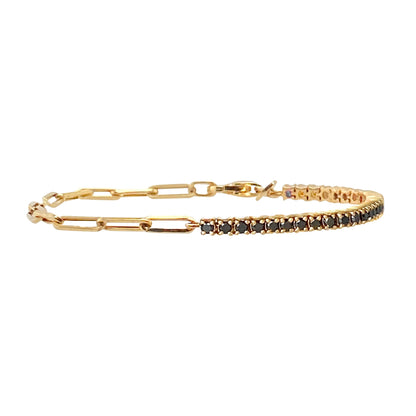 S925 Micro-inlaid Diamond Tennis Chain Bracelet