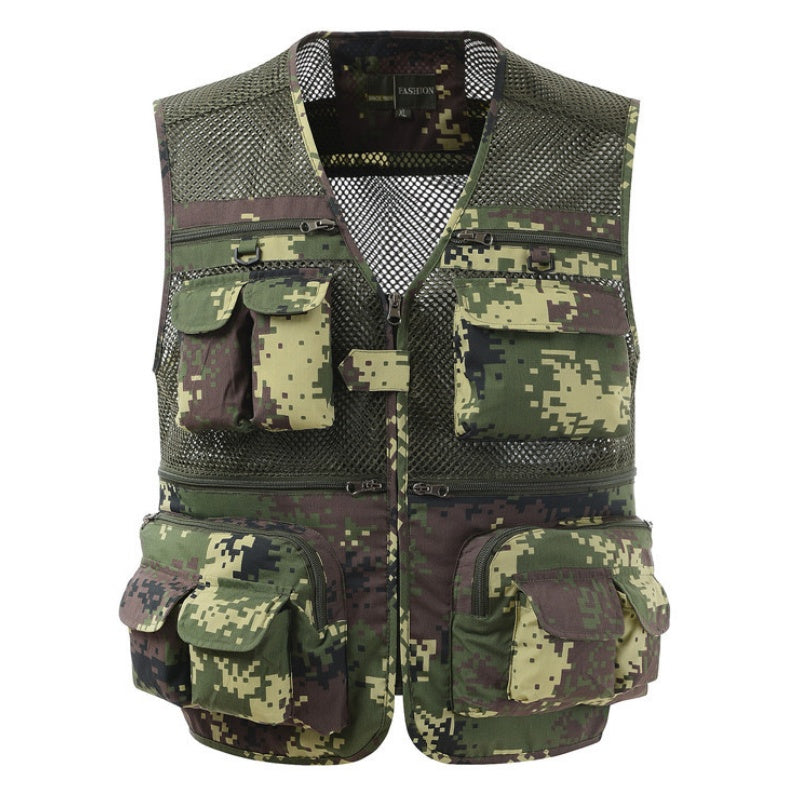 Multi-pocket Men's Professional Photography Vest