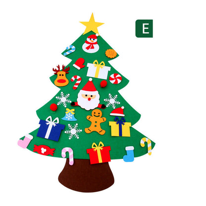 Oversized Christmas Decorations DIY Felt Cloth Christmas Tree