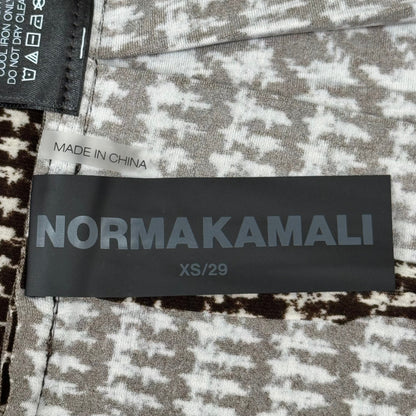 NORMA KAMALI Silky Jersey Pleated Micro Skirt Unlined Womens Sz XS/29 Chocolate