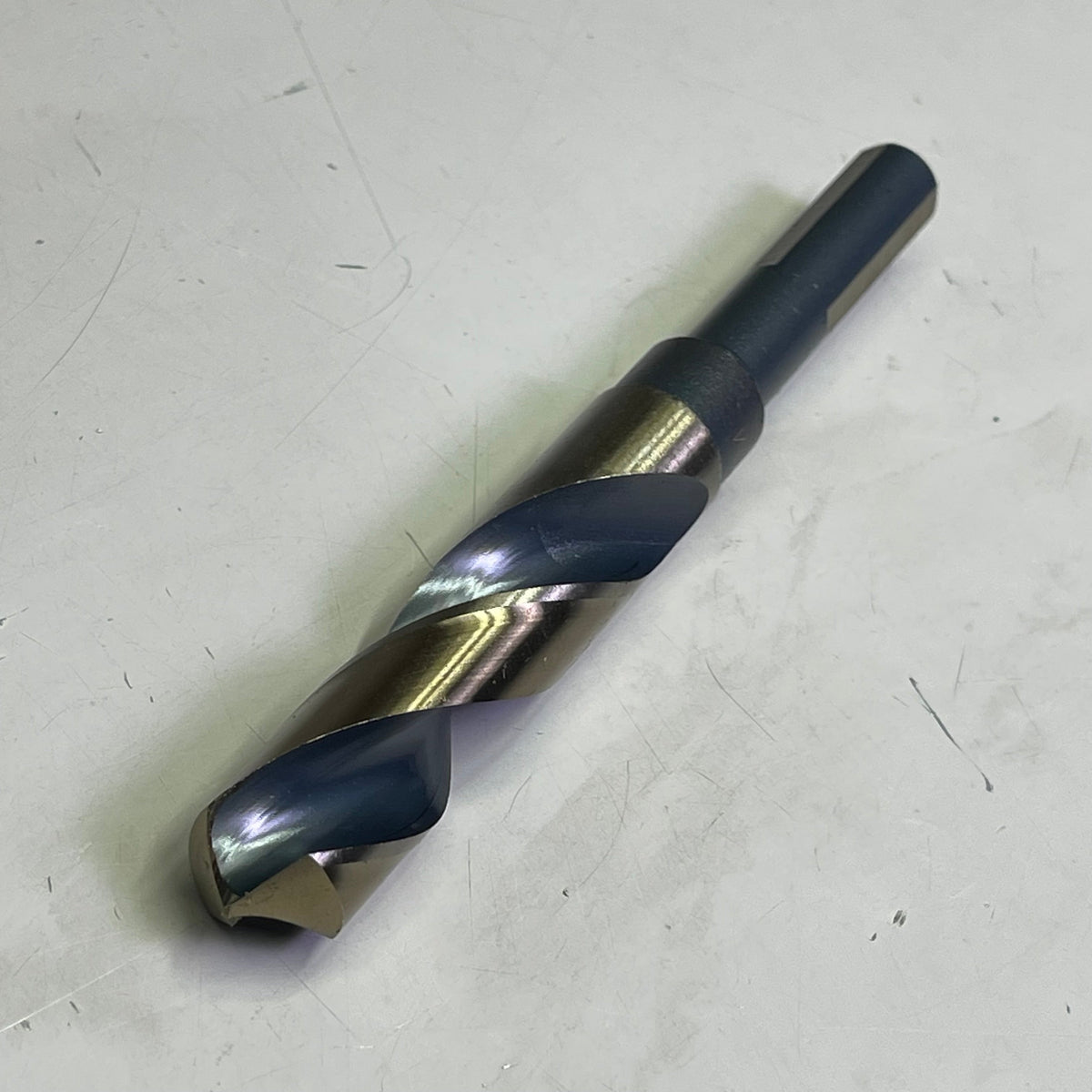 KIMBALL MIDWEST Super Primalloy Reduced Shank S&D Drill Bit 23/32"Dia x 6"L 82046