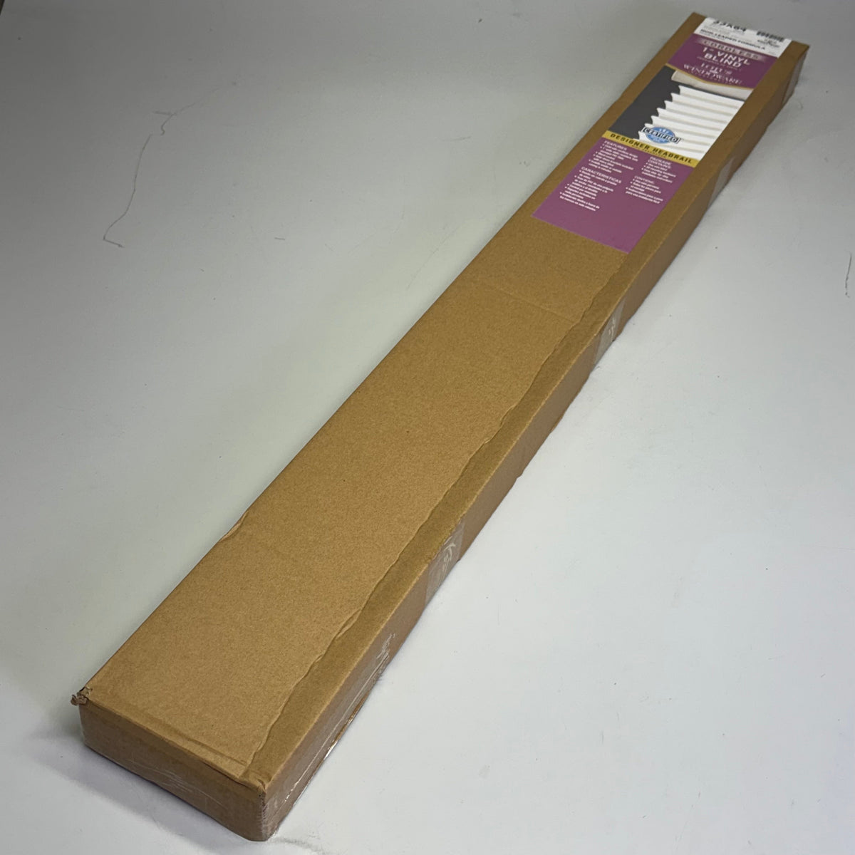LOTUS & WINDOWARE 1" Vinyl Blind Cordless 35" x 84" White MLX3584WH