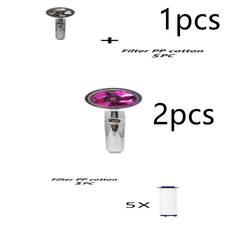 Turbo Propeller Shower Head Handheld High Pressure