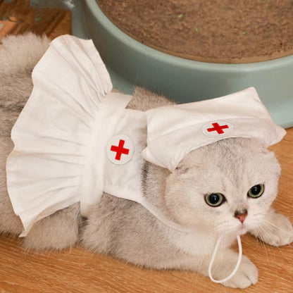 Fashionable And Personalized Cat Dress Set
