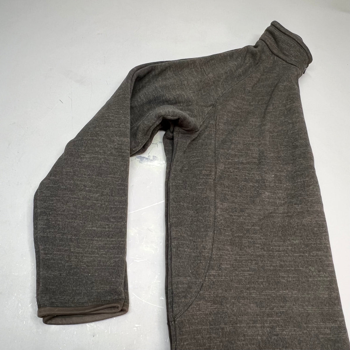 PATAGONIA Quarter Zip w/ Pocket 100% Polyester Jacket Men's Sz XL Brown (Used)