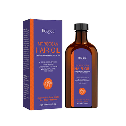 Morocco Hair Care Essential Oil Nourishes Moisturizing Hair Care Supple Essence Improves Dryness And Tangles